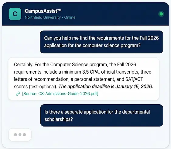 Higher Education AI Chatbot Solutions (1) Higher Education AI Chatbot Solutions